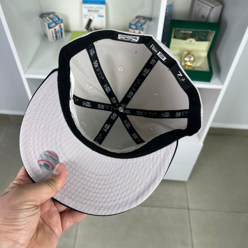 CAP NEW YORK BEIGE - NOIR